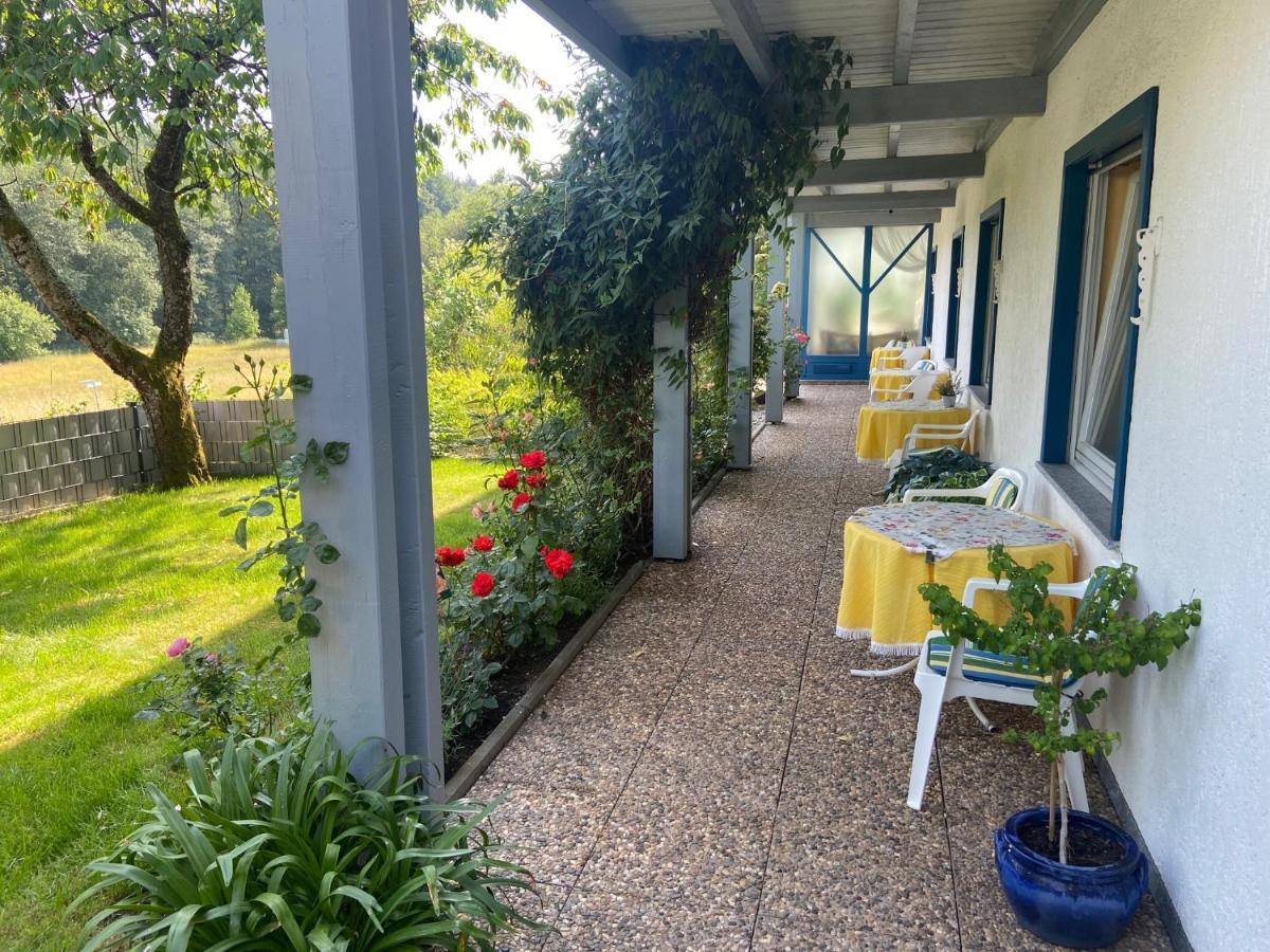 Pension-Ferienwohnung Liesbachtal Direkt Am Waldrand Bayerische Rhoen Schonau an der Brend Exterior photo